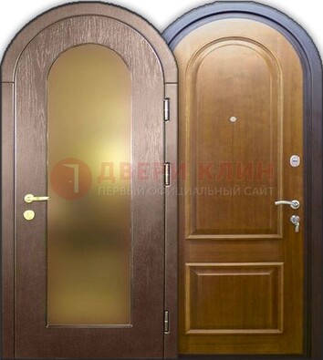 Металлическая арочная дверь ДА-12 в банк в Жуковском