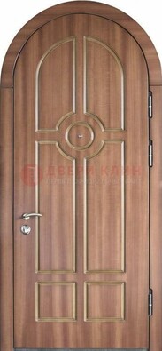 Арочная дверь с отделкой массивом ДА-35 в Жуковском