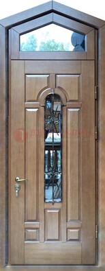 Железная дверь Винорит с фрамугой для частного дома ДФГ-34 в Жуковском