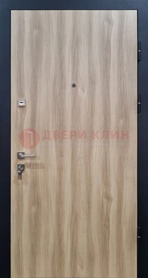 Светлая металлическая дверь с МДФ ДМ-340 в Жуковском