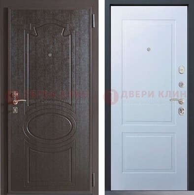 Квартирная железная дверь с МДФ панелями ДМ-380 в Саратове