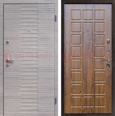 Входная железная дверь с МДФ панелями ДМ-498 в Шатуре