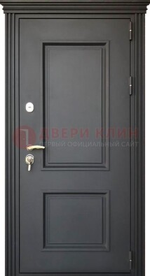 Чёрная дверь с МДФ ДМ-520 в Жуковском