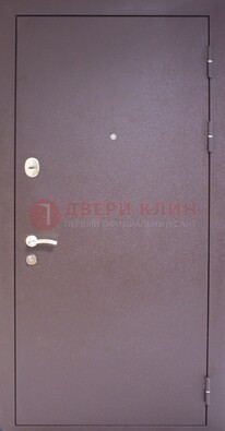 Сиреневая стальная дверь с нитроэмалью ДН-4 в Жуковском