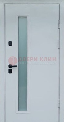Светлая железная дверь с порошковым напылением ДП-303 в Воронеже