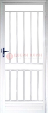 Железная решетчатая дверь белая ДР-32 в Жуковском