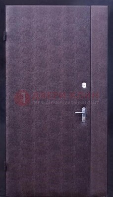 Бордовая металлическая тамбурная дверь ДТМ-3 в Жуковском