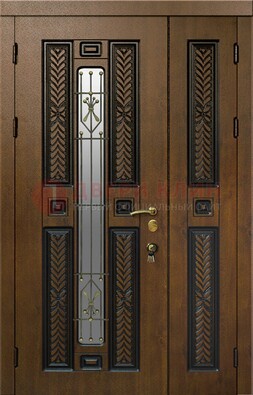 Полуторная входная дверь с виноритом ДВТ-169 в Подольске