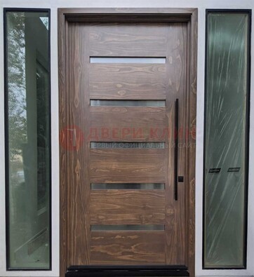 Железная дверь с виноритом и фрамугами ДВТ-189 в Жуковском