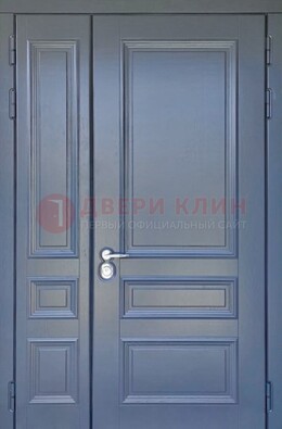 Темно-серая железная дверь с виноритом ДВТ-242 в Сергиевом Посаде