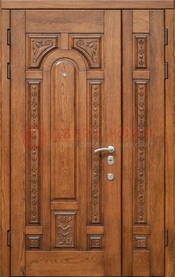 Полуторная железная дверь винорит для дома ДВТ-252 в Жуковском