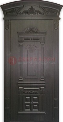 Черная стальная дверь с виноритом ДВТ-31 в Жуковском
